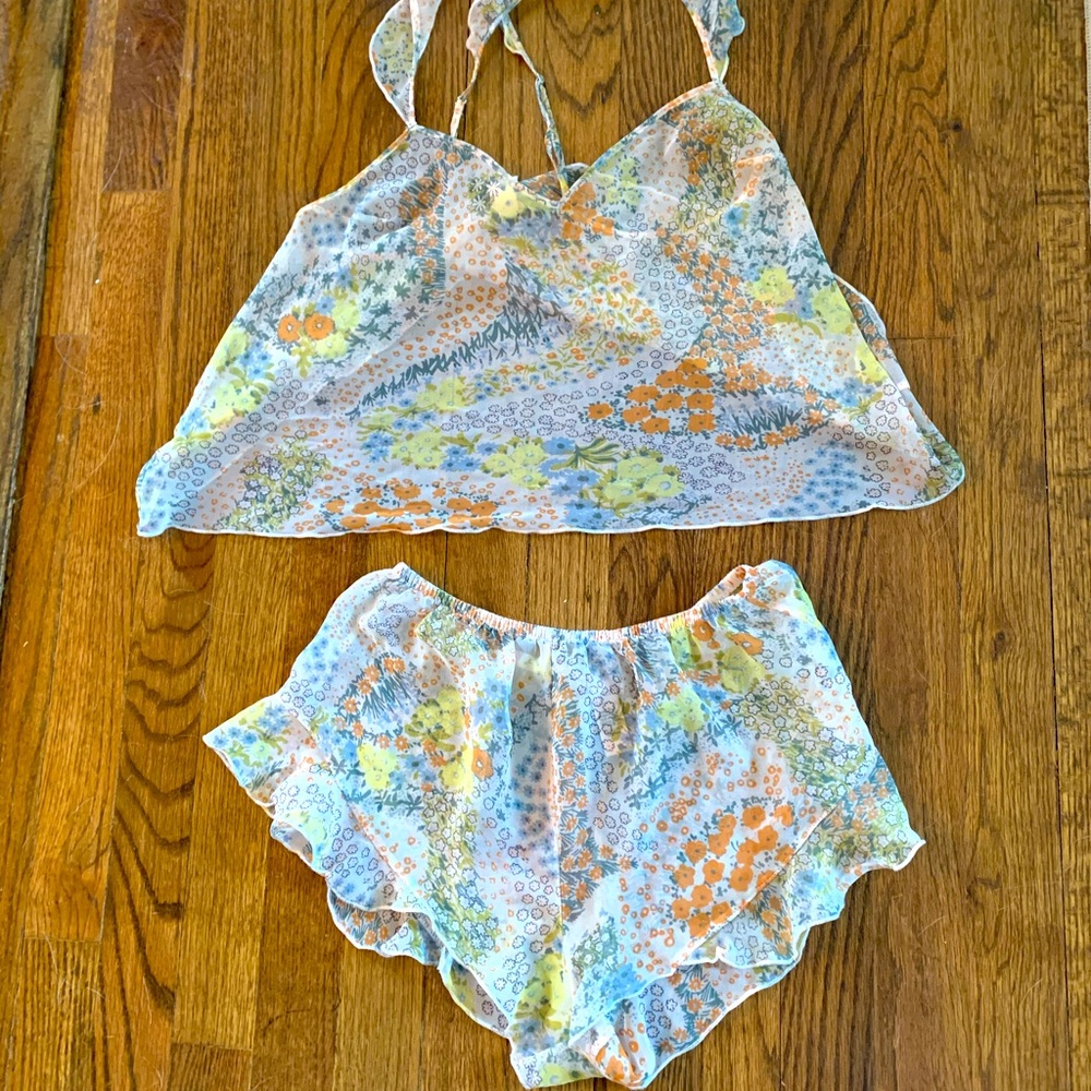 Victoria’s Secret Sheer Sleep Set